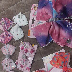 Hair bows different sz count of  10
